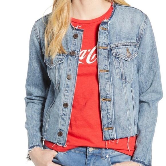 Lucky Remade smart trucker jean jacket size-S - Picture 7 of 7